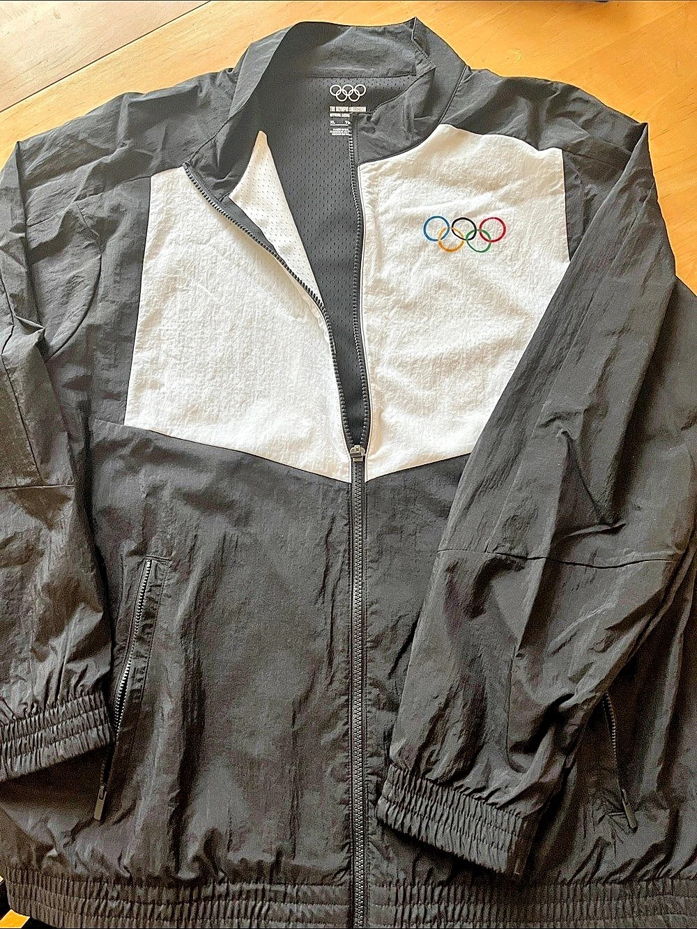 The Olympic Collection Olympic Collection jacket Color Block Jacket in Black &